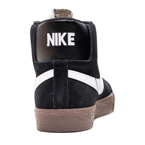 Nike SB Zoom Blazer Mid "Black/Dark Gum" Sneakers Mens Size 7.5 - Picture 4 of 10